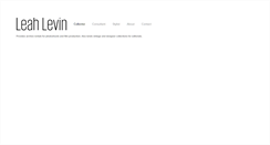 Desktop Screenshot of leahlevin.com