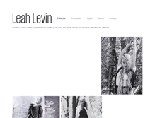Tablet Screenshot of leahlevin.com